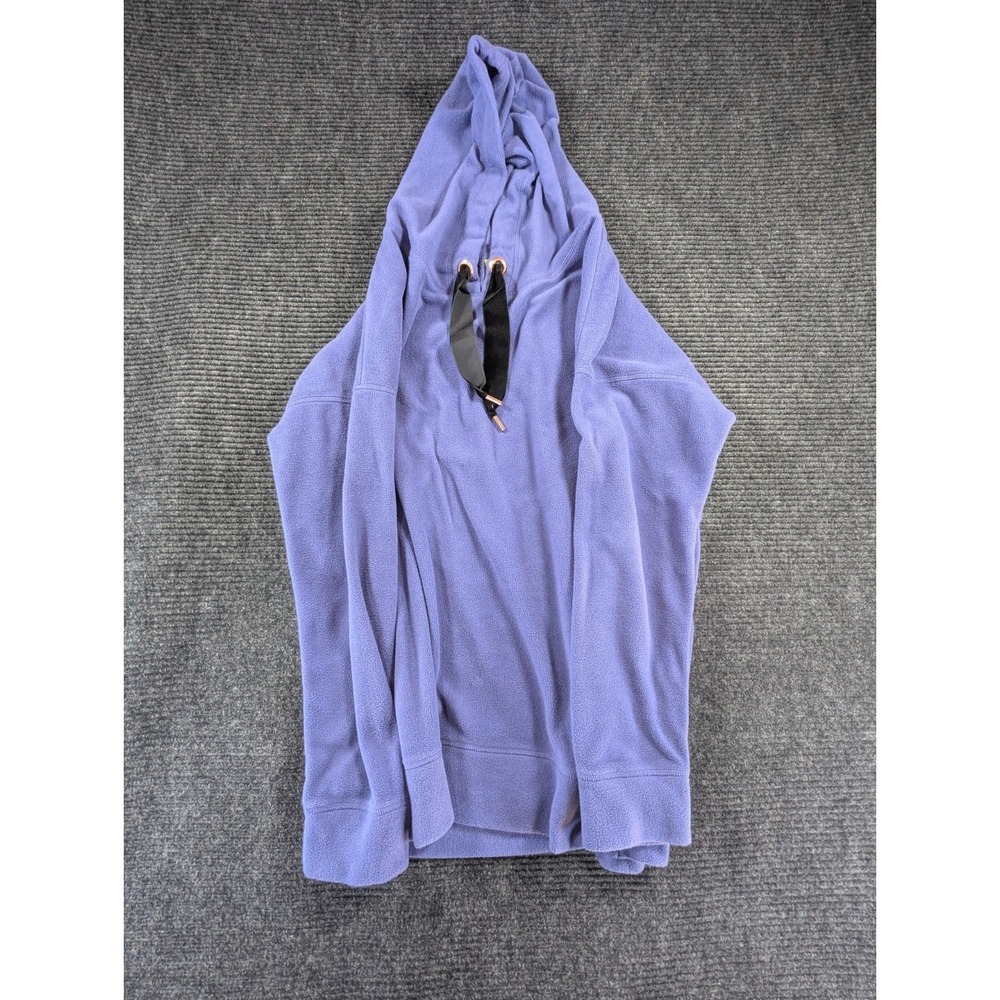 Xersion Relaxed Fit Fleece Hoodie Womens 2XL Purple Cozy Long Sleeve Pullover